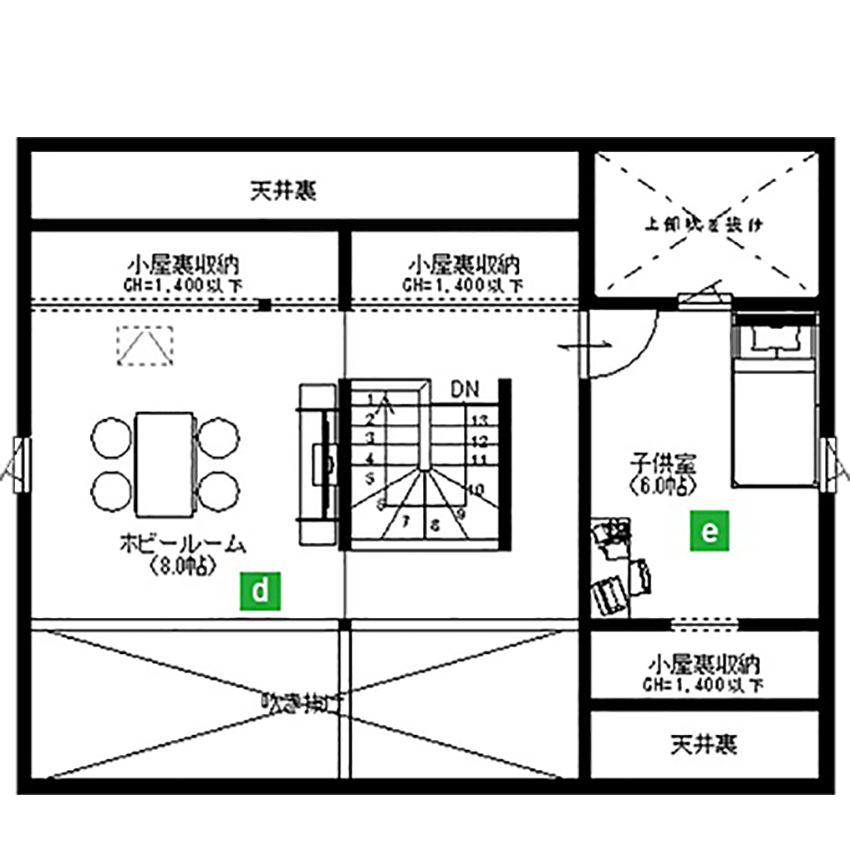 type大屋根 お洒落な大屋根スタイル 間取り